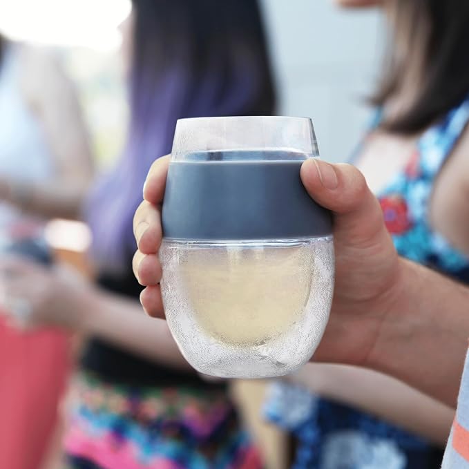 HOST Cooling Cup Plastic Double Wall Insulated Freezable Drink Chilling Tumbler - Image 12