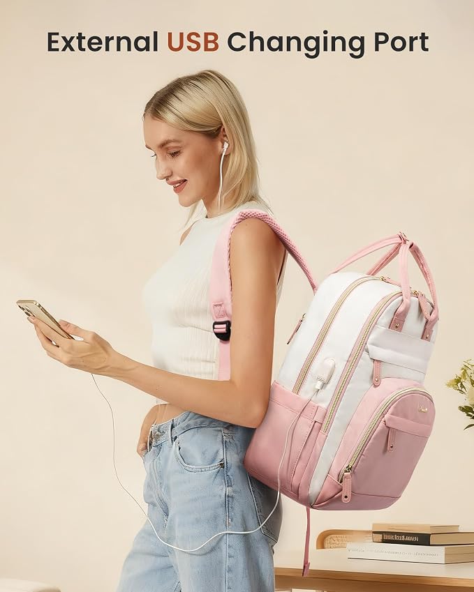 LOVEVOOK Backpack for Women, Laptop Backpack Women, Fits 18 Inch Laptop - Image 2