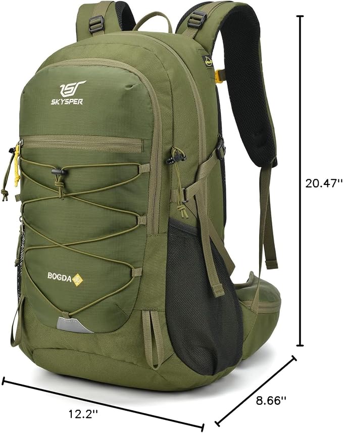 SKYSPER Hiking Backpack for Men Women, 35L Travel Backpack Waterproof Camping - Image 8