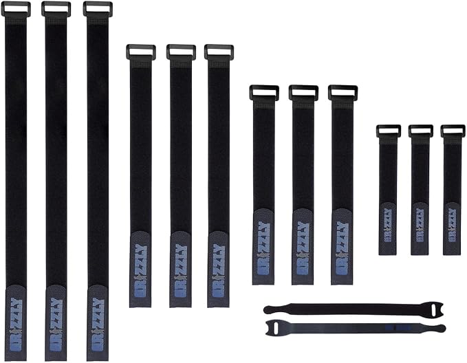 Officewerks Reusable Fastening Cable Straps and Ties, Variety Sizes Assorted 12 - Image 4