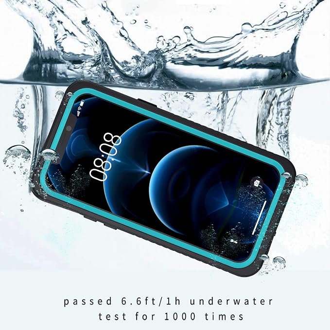 Lanhiem for iPhone 12 Case, Waterproof Dustproof Shockproof Case - Image 5