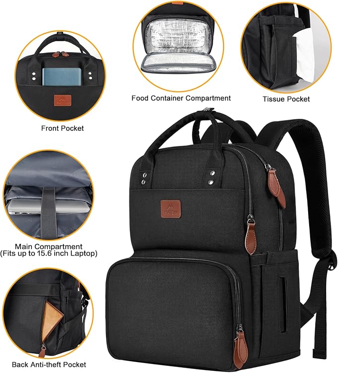 MATEIN Work Backpack for Women, Insulated Cooler Backpacks - Image 6