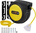 VEVOR Retractable Extension Cord Reel, 65 FT, Heavy Duty 12AWG/3C SJTOW by VEVOR