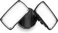 LUTEC 32W 3500LM Integrated Dual-Head LED Flood Light Outdoor, Switch by LUTEC