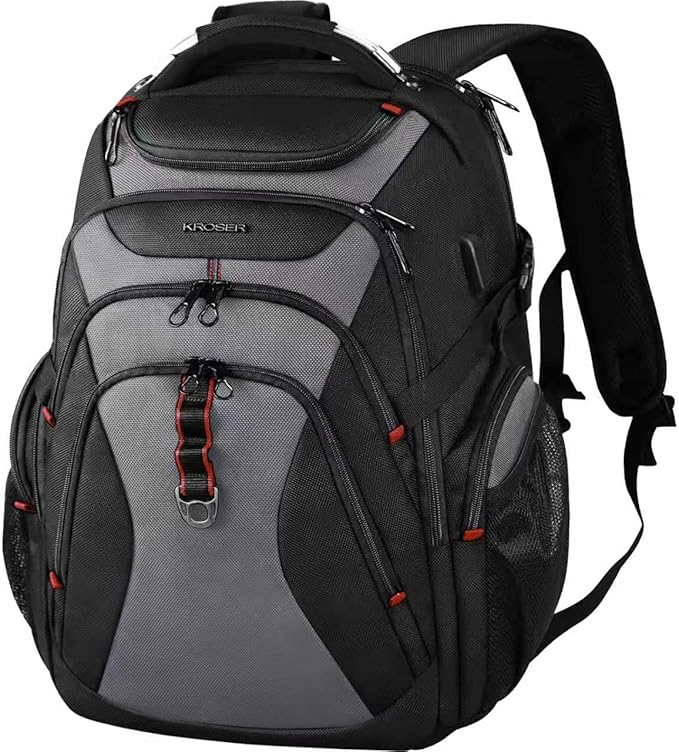 KROSER Travel Laptop Backpack 17.3 Inch XL Computer Backpack by KROSER