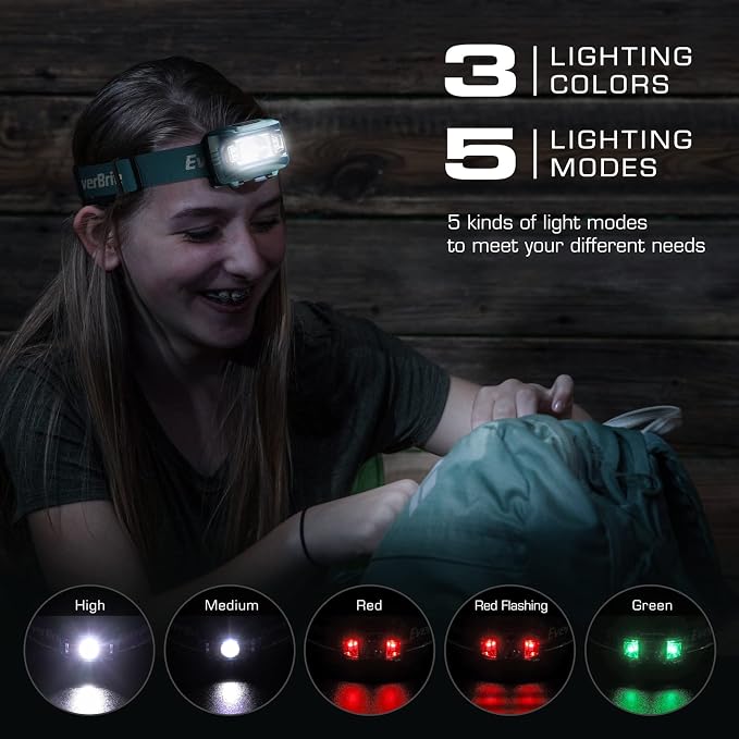 EverBrite Headlamp, 2 Pack Kids Headlamp - Image 2