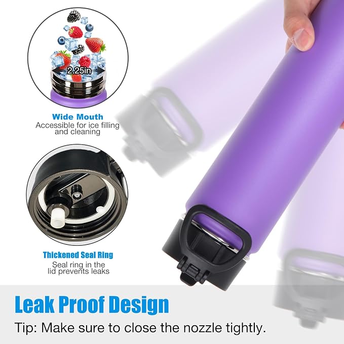 Volhoply 24 Ounce Insulated Water Bottle - Image 4