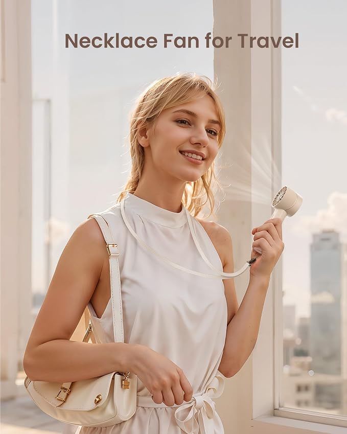 Portable Mini Handheld Turbo Fan, 4 Speed High Velocity Personal Cooling Device - Image 6