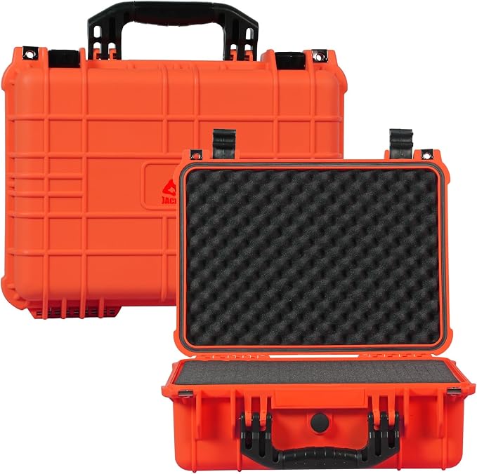 Jack Boss 16x 12.8x 6.8 Inch Hard Case, Portable Weather Waterproof Protective by JACKBOSS