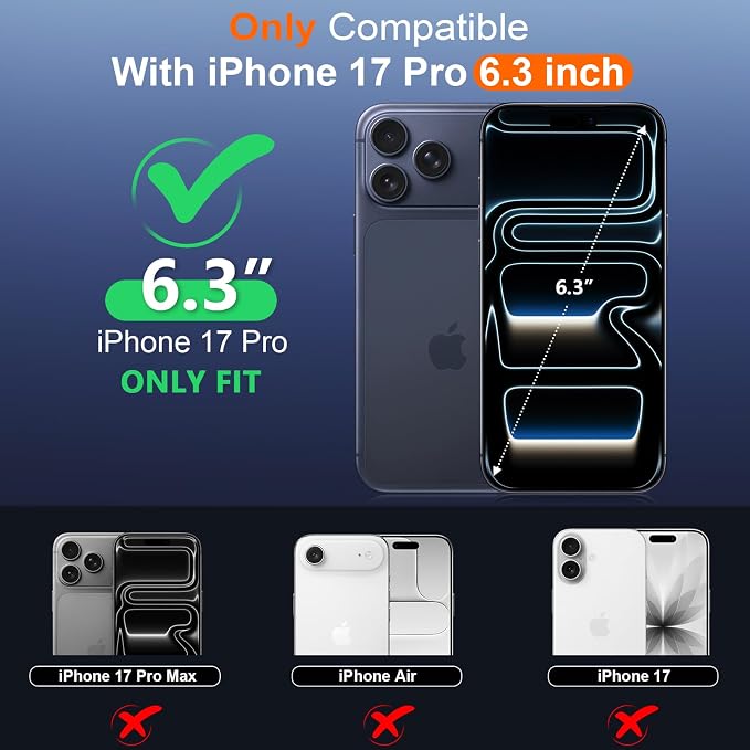 SPIDERCASE for iPhone 17 Pro Case Waterproof, Built-in Lens & Screen Protector - Image 2