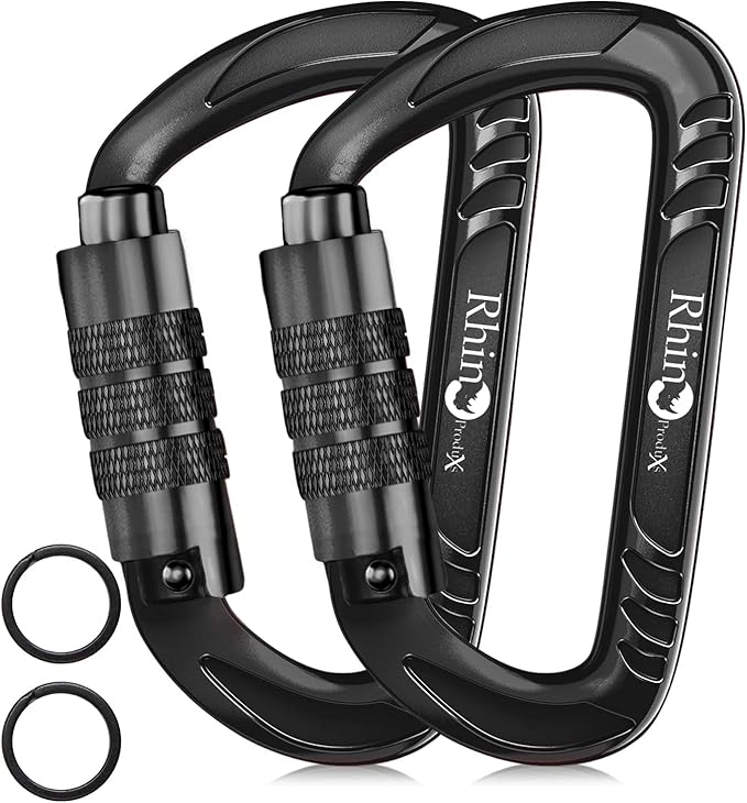 Rhino Produxs 12kN Heavy Duty Carabiner Clips, by Rhino+Produxs
