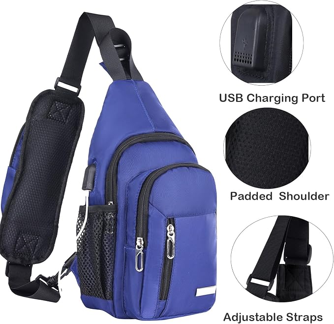 JENAGREEN Waterproof Sling Backpack Crossbody Sling Bag, Cross Bag Adjustable - Image 8