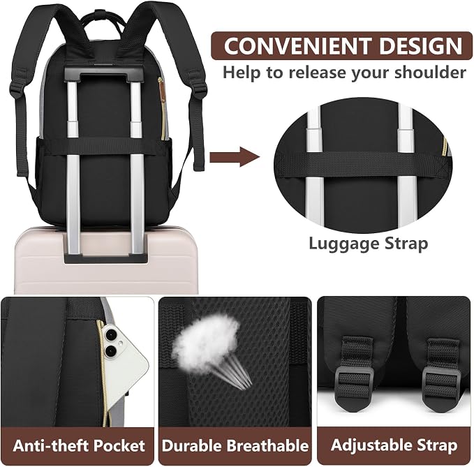 Laptop Backpack for Women Work Bag - Image 5