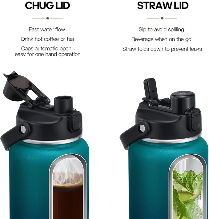 64oz Half Gallon Insulated Water Bottle - Image 2