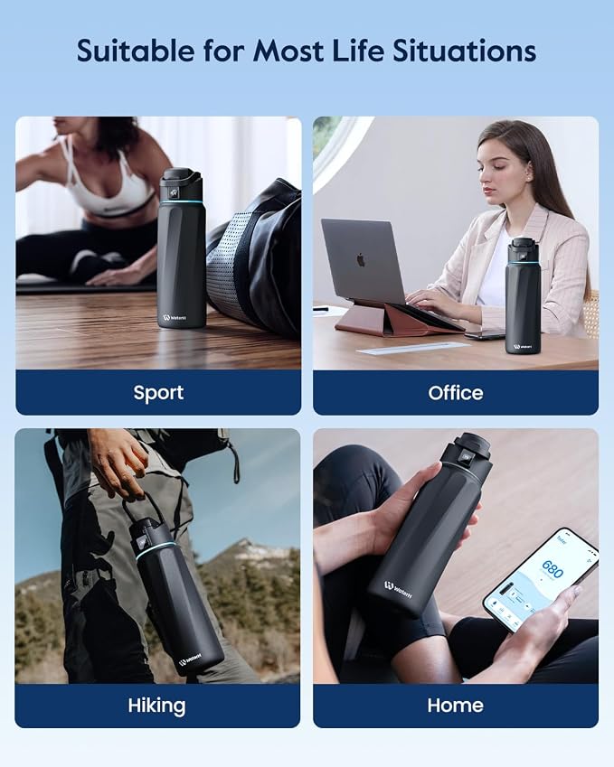 BOOST Smart Water Bottle with Reminder & Tracker, Double Wall Vacuum Insulated - Image 8