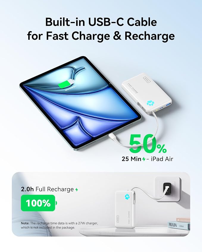 INIU Portable Charger, Slim 45W 10000mAh Power Bank - Image 4