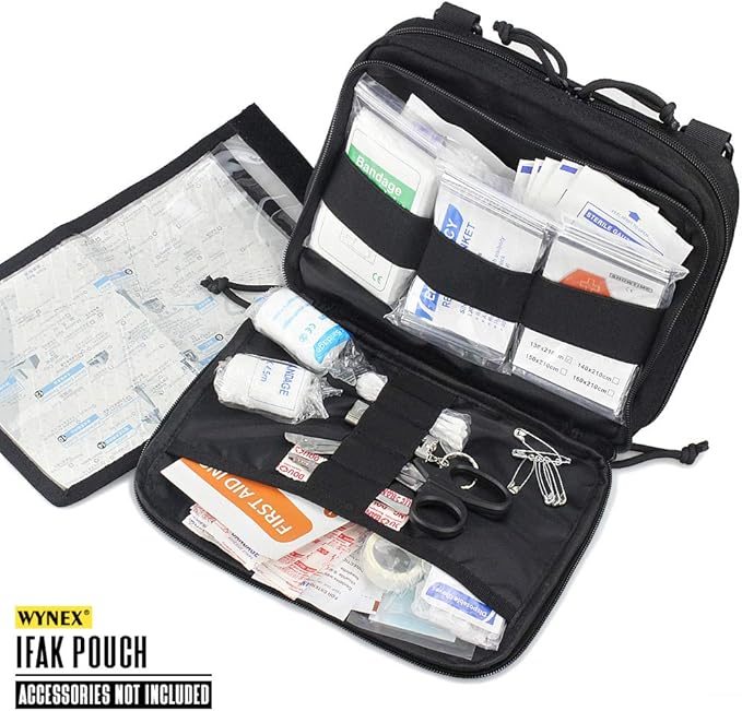 WYNEX Tactical Molle Admin Pouch of Double Layer Design, Admin Pouches Molle - Image 3