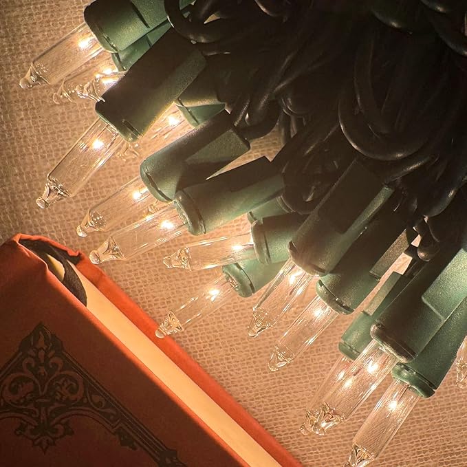 HISHINY Christmas Lights 100 Count Clear Christmas Tree Lights String - Image 7