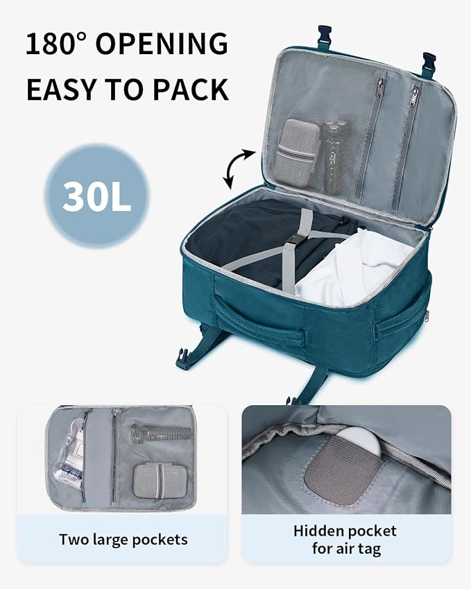 ECOHUB Travel Backpack for Women, Laptop Carry on Backpack - Image 4