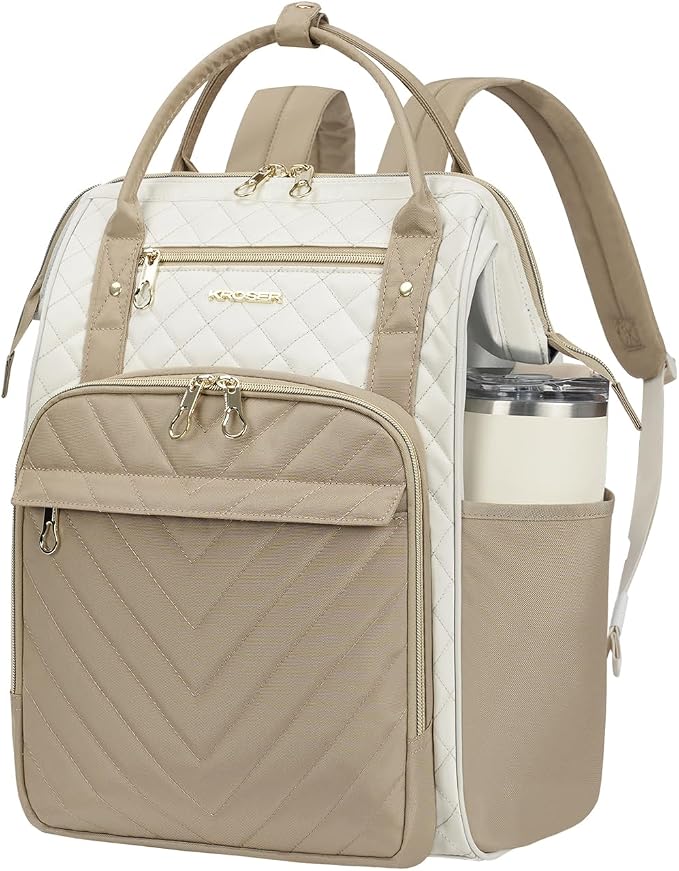KROSER Laptop Backpack 17" Stylish Backpack Water Repellent College Casual by KROSER