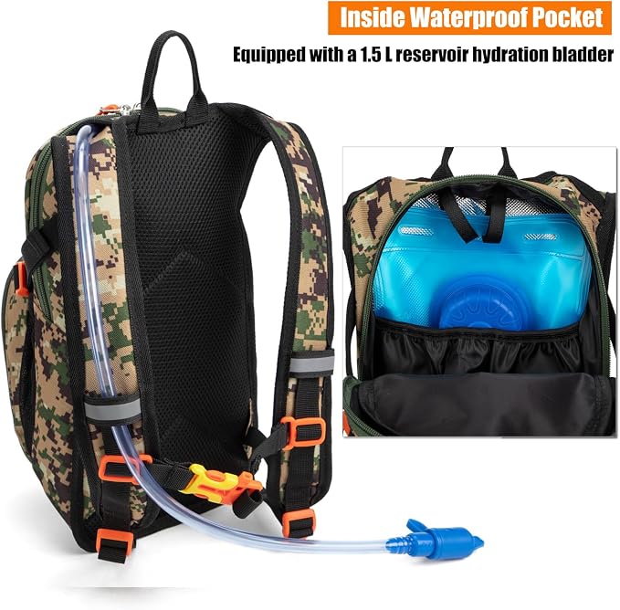 Kids Hydration Backpack, Water Hiking Backpack - Image 6