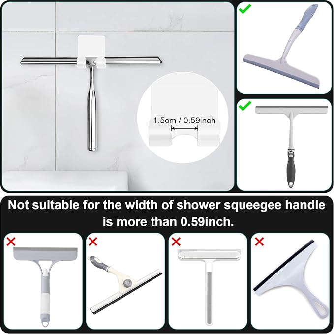 CGBE Razor Holder for Shower, 4 Packs Shaver Holder and 4 Packs Shower Hooks - Image 6