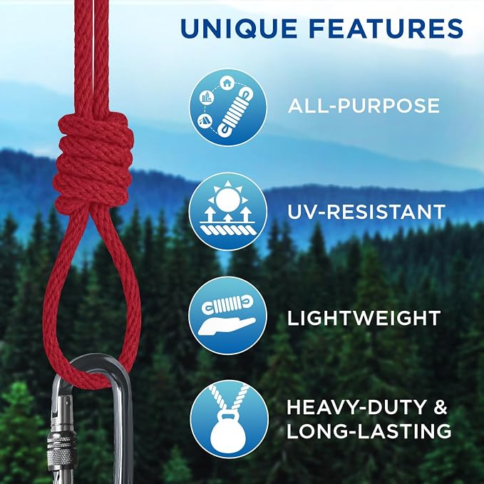 TECEUM Cotton Rope 3/16” – 50 FT – Strong All-Purpose Braided Rope – Natural - Image 4