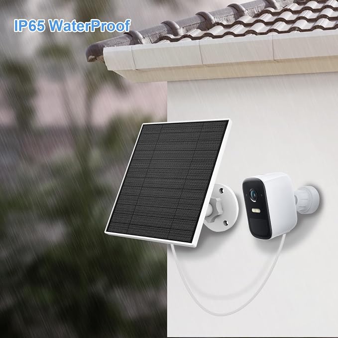 Solar Panel for Eufy Outdoor Camera, 5W Camera Solar Panel Charger Compatible - Image 6