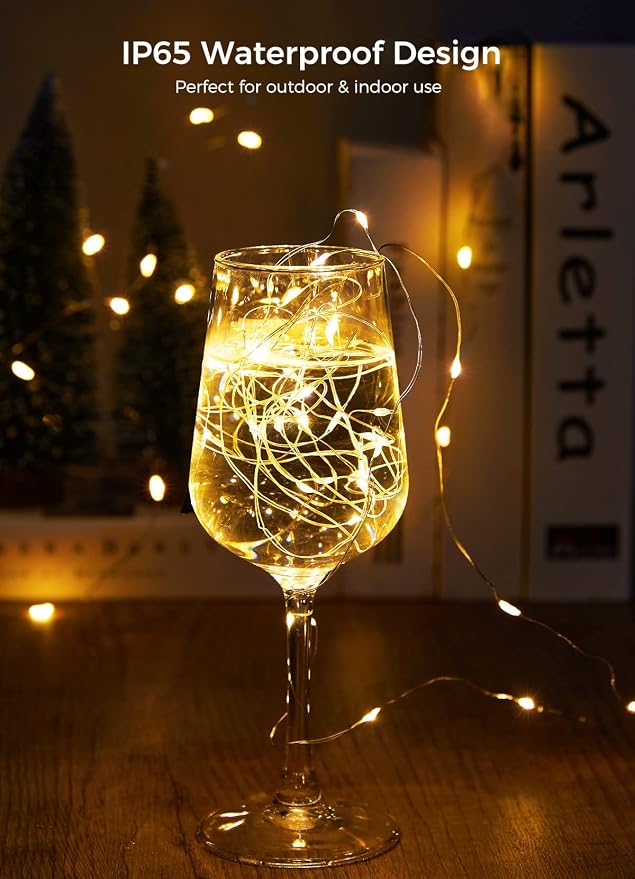 Brightown 12 Pack Led Fairy Lights Battery Operated String Lights Waterproof - Image 5