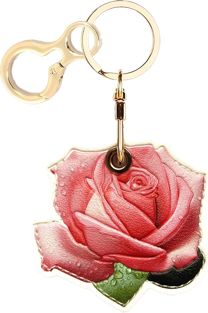 BORKUANA Leather Keychain Holder Case Compatible by BORKUANA