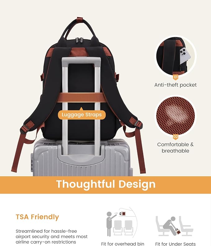 LOVEVOOK Laptop Backpack for Women - Image 6