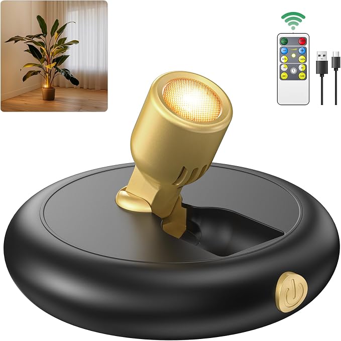 Rechargeable Battery LED Spotlight Indoor: Wireless Mini Art Accent Spot Lights by Unknown