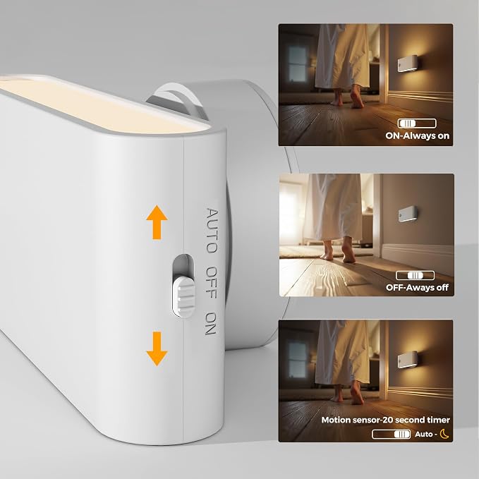 L LOHAS LED Motion Sensor Night Light, Rechargeable Stair Lights Indoor - Image 4