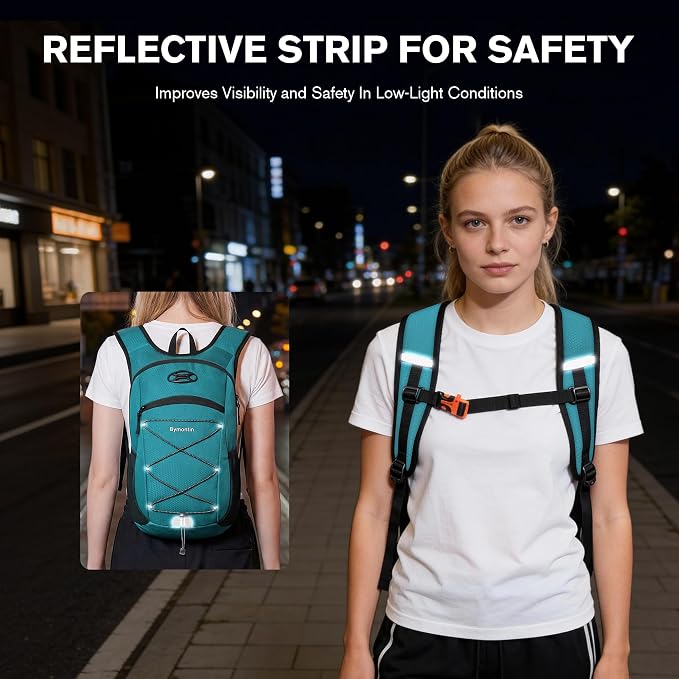 Ultra-Light Soft Daypack 15L/20L, Cushioned Breathable Back Panel Backpack - Image 4