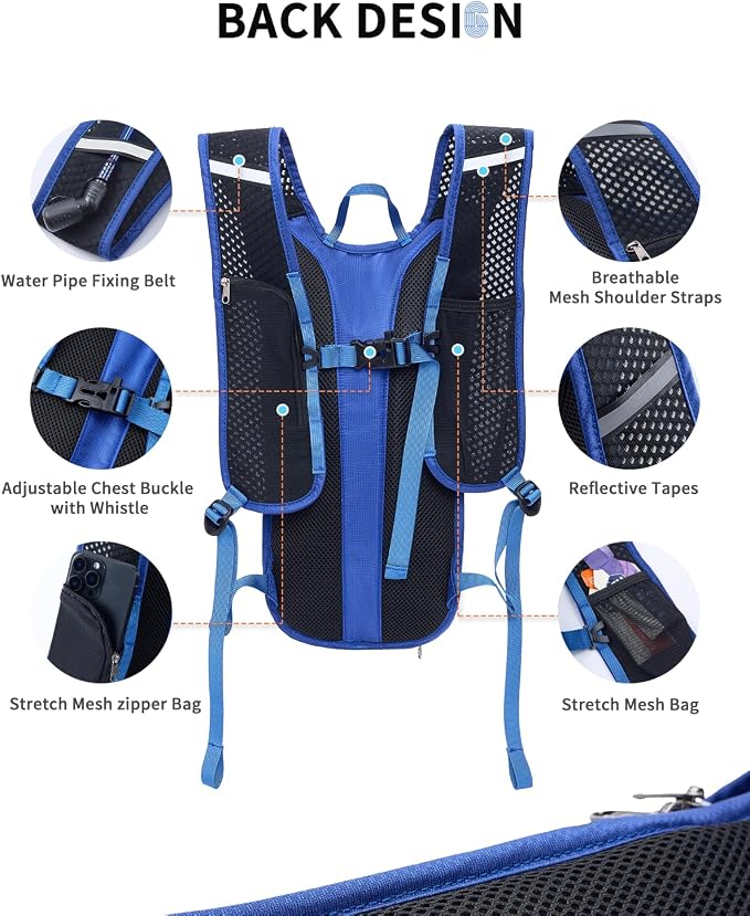 Blue Quartz Hydration Backpack - Image 3