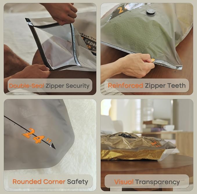 Vacbird Rechargeable Wireless Pump Travel Storage Bags Set - Image 7
