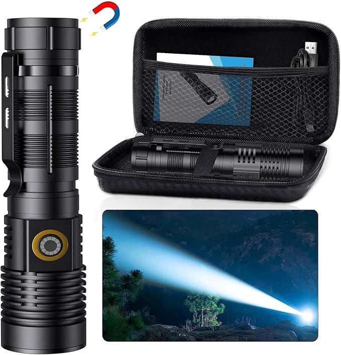 Hoxida Small Tactical Flashlights High Lumens by Hoxida