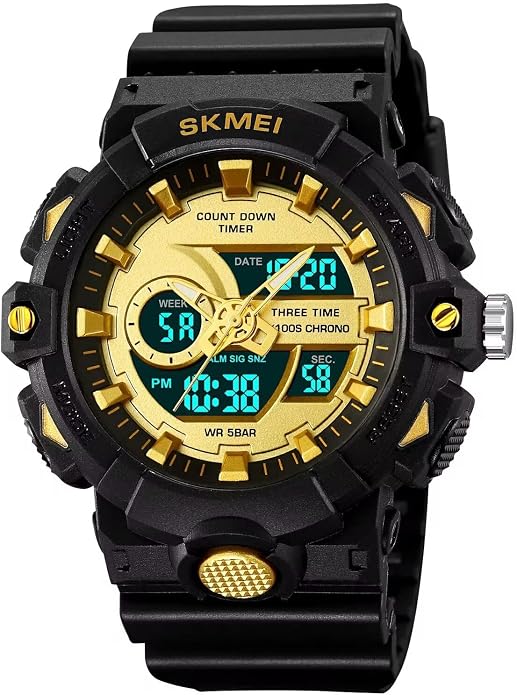 FANMIS Mens Military Multifunction Digital LED Watch Electronic Waterproof by FANMIS