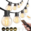 addlon 100FT Outdoor String Lights G40 by addlon