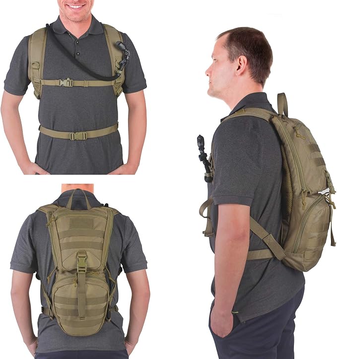 Unigear Tactical Hydration Packs Backpack 1050D - Image 6