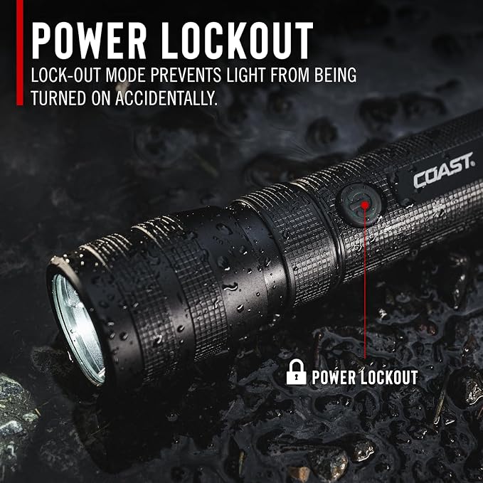 Coast G60R 1000 Lumen Waterproof Rechargeable LED Flashlight - Image 9