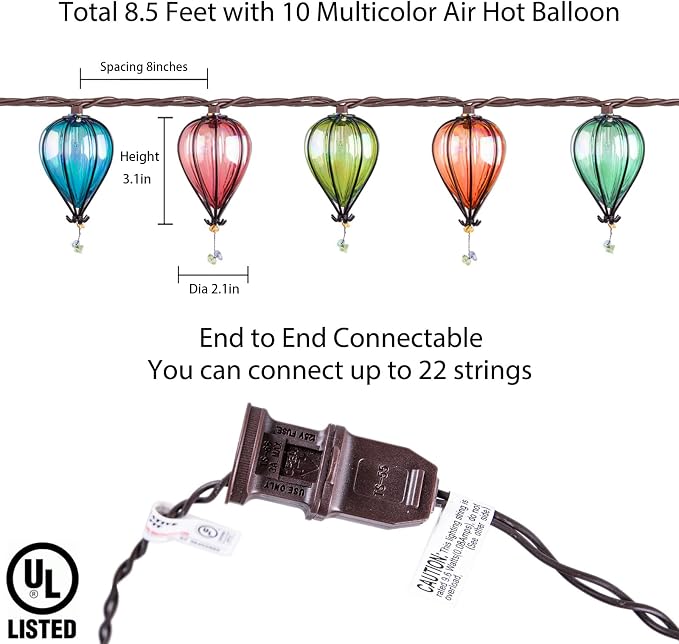 Outdoor String Lights Plug in - Image 4
