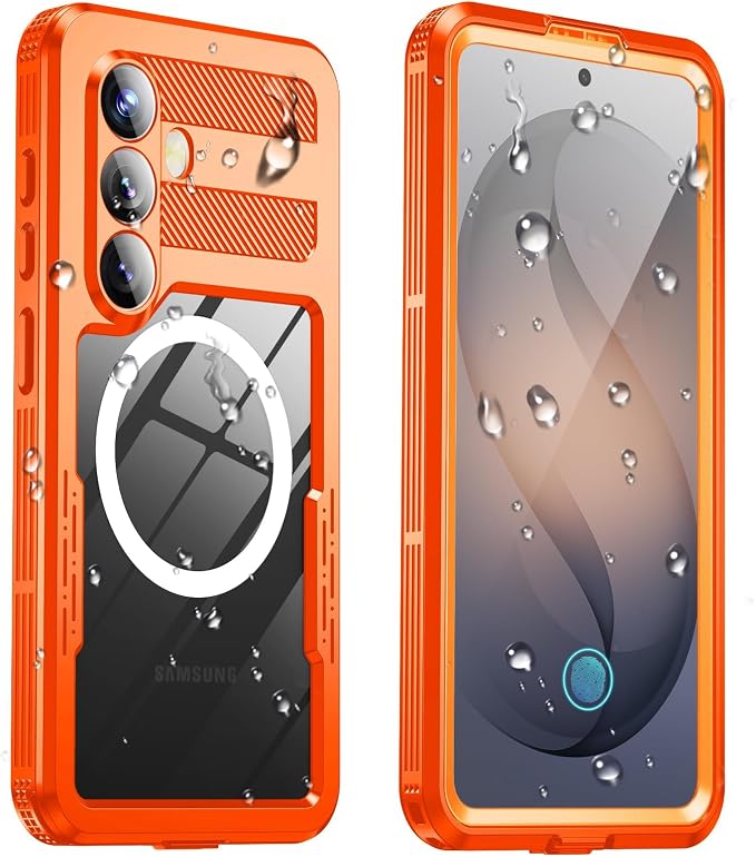 for Samsung Galaxy S26+ Plus Waterproof Case, Magnetic Heavy Duty Military by Haireca