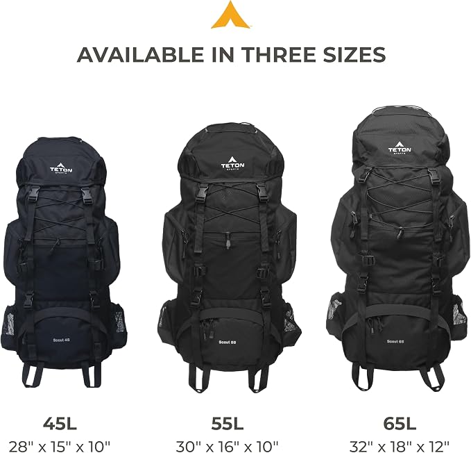 Teton 55L Scout Internal Frame Backpack - Image 6