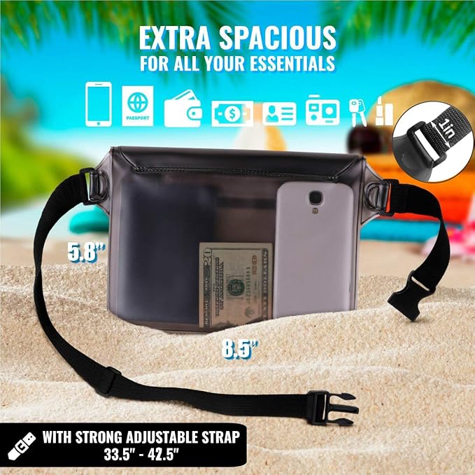AiRunTech Waterproof Fanny Pack, Phone Pouch Dry Bag - Image 3