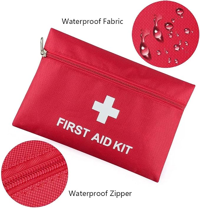 AOUTACC 12 Pack First Aid Empty Bag, Travel Empty First Aid Kit Pouch - Image 2