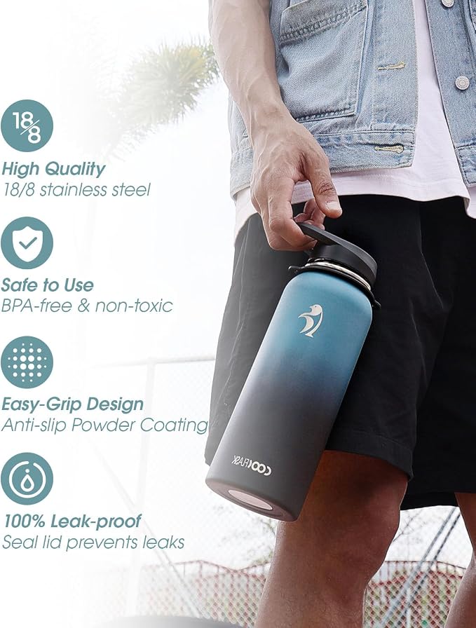 Coolflask Insulated Water Bottle - Image 3