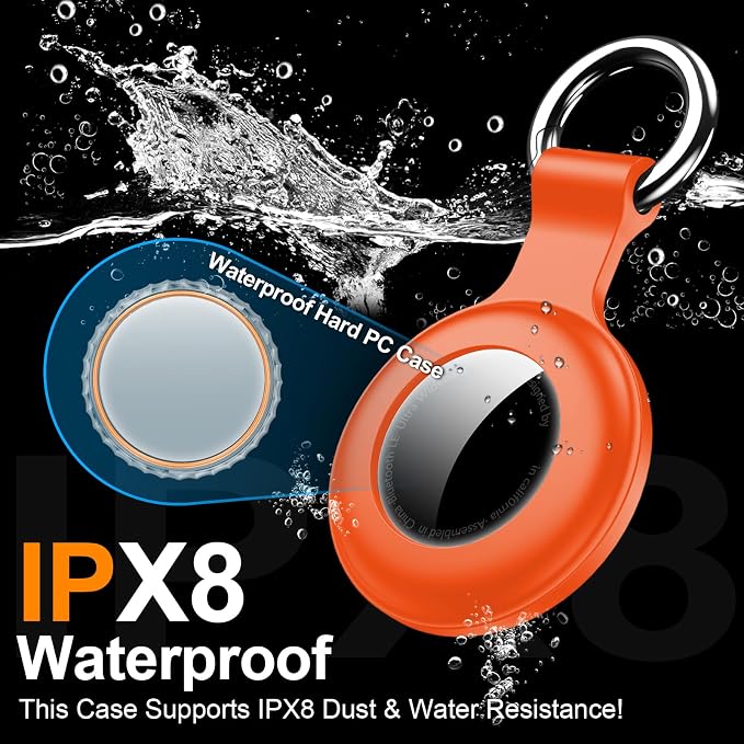 1|2|4Pack for Apple AirTag Holder, for Air Tag 2nd &1st Genaretion, Waterproof - Image 2