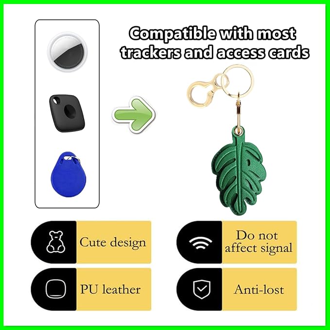 Leather Keychain Holder Case Compatible - Image 3