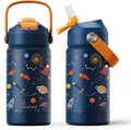 Mommore Kids Water Bottle 12 oz, Insulated Stainless Steel Water Bottle by mommore
